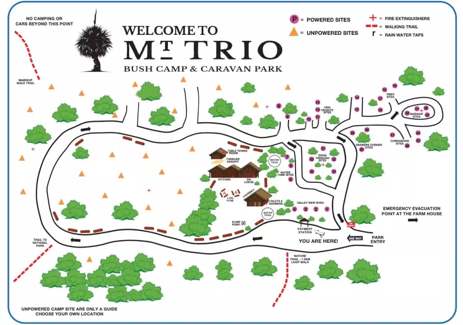 Mt Trio Map